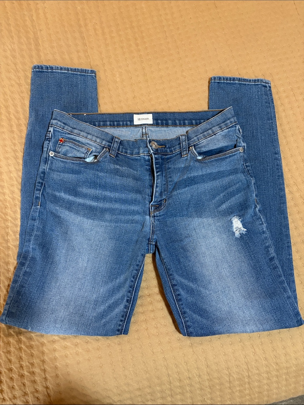 Hudson Jeans Women's Skinny Jeans in Medium Blue Wash